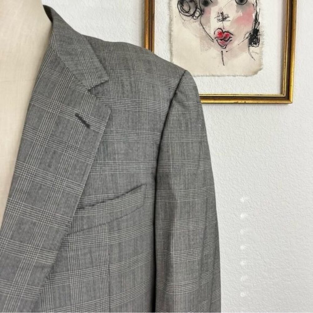 Canali RSM Cashmere Houndstooth Blazer - Picture 2 of 9
